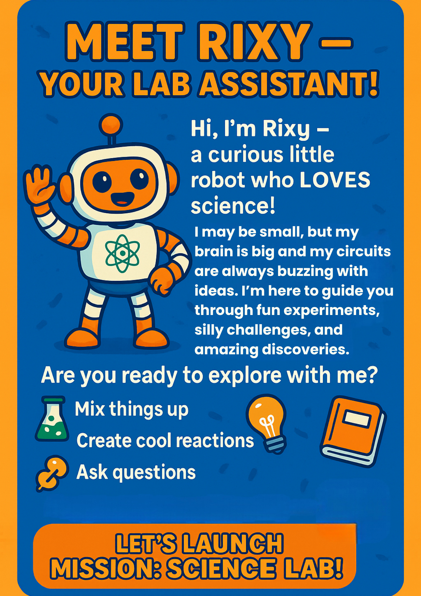 🔬 Little Geniuses Club – 7 mind blowing STEM Quests Journal - Mission: Science Lab