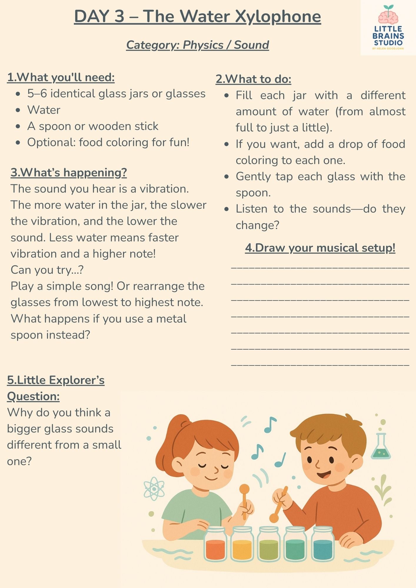 My STEM Journal – 7 Days of Activities