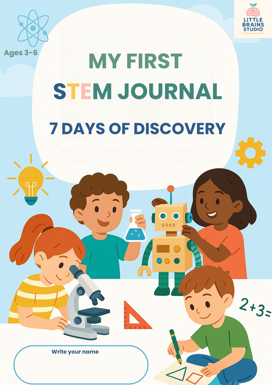 🎁 Free Download – My First STEM Journal: 7 Days of Discovery!