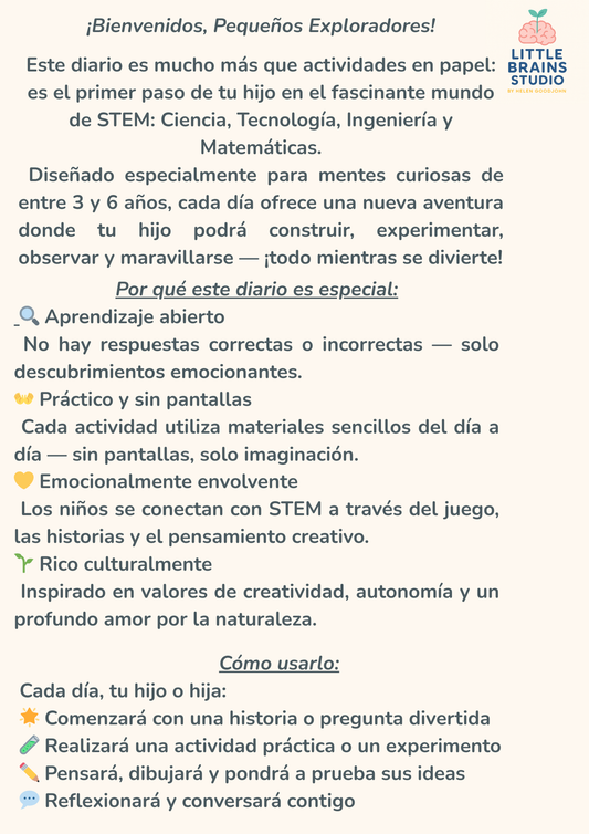 Mi diario STEM: 7 dìas de actividades