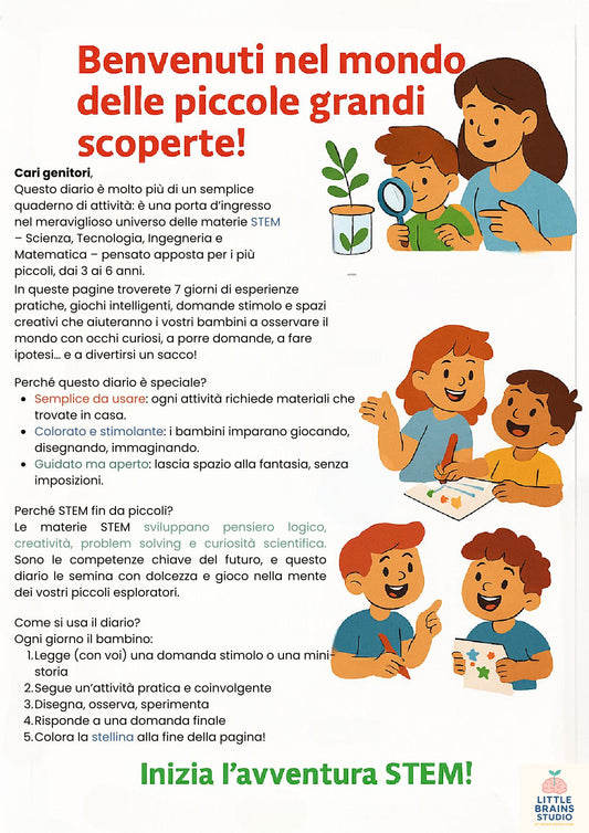 🎁 Scopri “Il Mio Primo Diario STEM” – Download Gratuito!